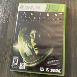 XBOX 360 Alien isolation 