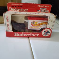 A Very Very Collectible Budweiser Horse Buggy Carriage