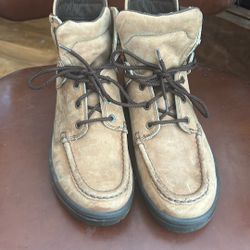 Florsheim Outdoorsman Brown Leather Chukka Hiking Boots Mens 9.5 Waterproof