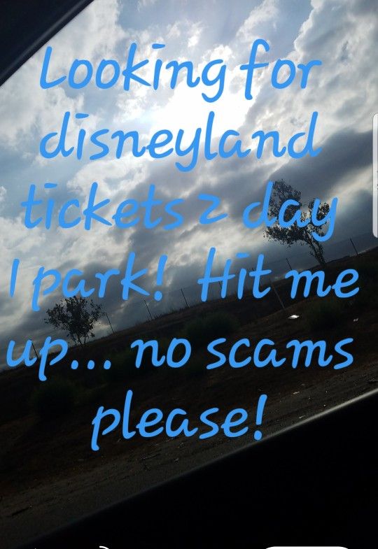 Need Disney tickets !