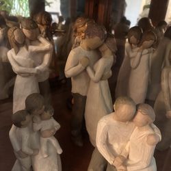 10 PCS WILLOW TREE FIGURINES 