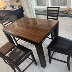 Coventry Dark Brown 5 Pc Counter Height Dining Room