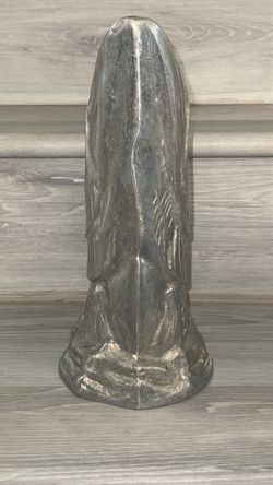 Vintage Silver-Tone Metal Fish Pitcher