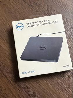 Dell USB Slim DVD +/- RW Drive - DW316 $30