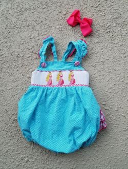 Smocked Princess Aurora Outfit size 2t