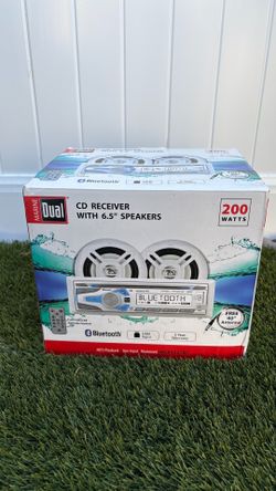 Dual Marine CD Receiver with 6.5” Speakers