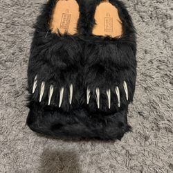 Bravest Studios Bear Claw Mule Black New Authentic Size 10 