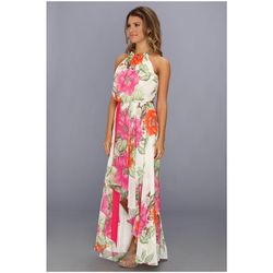 Eliza J Halter Maxi With Hi-Low Hem 4