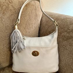 Small White Pebble Leather Tommy Hilfiger Purse