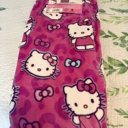 Hello Kitty Cheetah Print Throw 