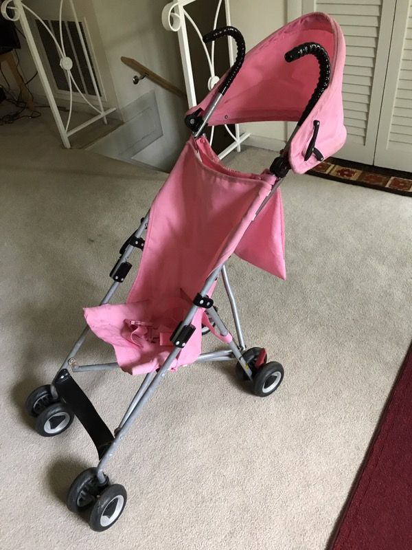 Pink stroller