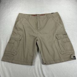 New Unionbay Cargo Shorts Men Size 42 Khaki Tan Utility Gorpcore Casual Outdoor