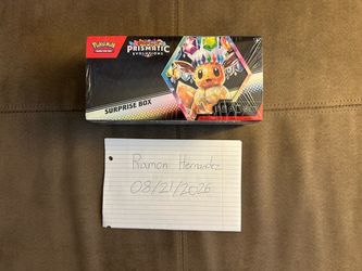Prismatic Evolutions Surprise Box