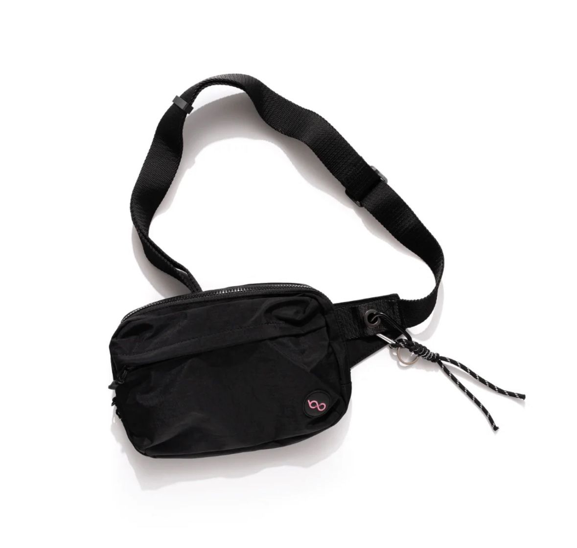 Black Crossbody Bag With 2 Coin/small Wallets