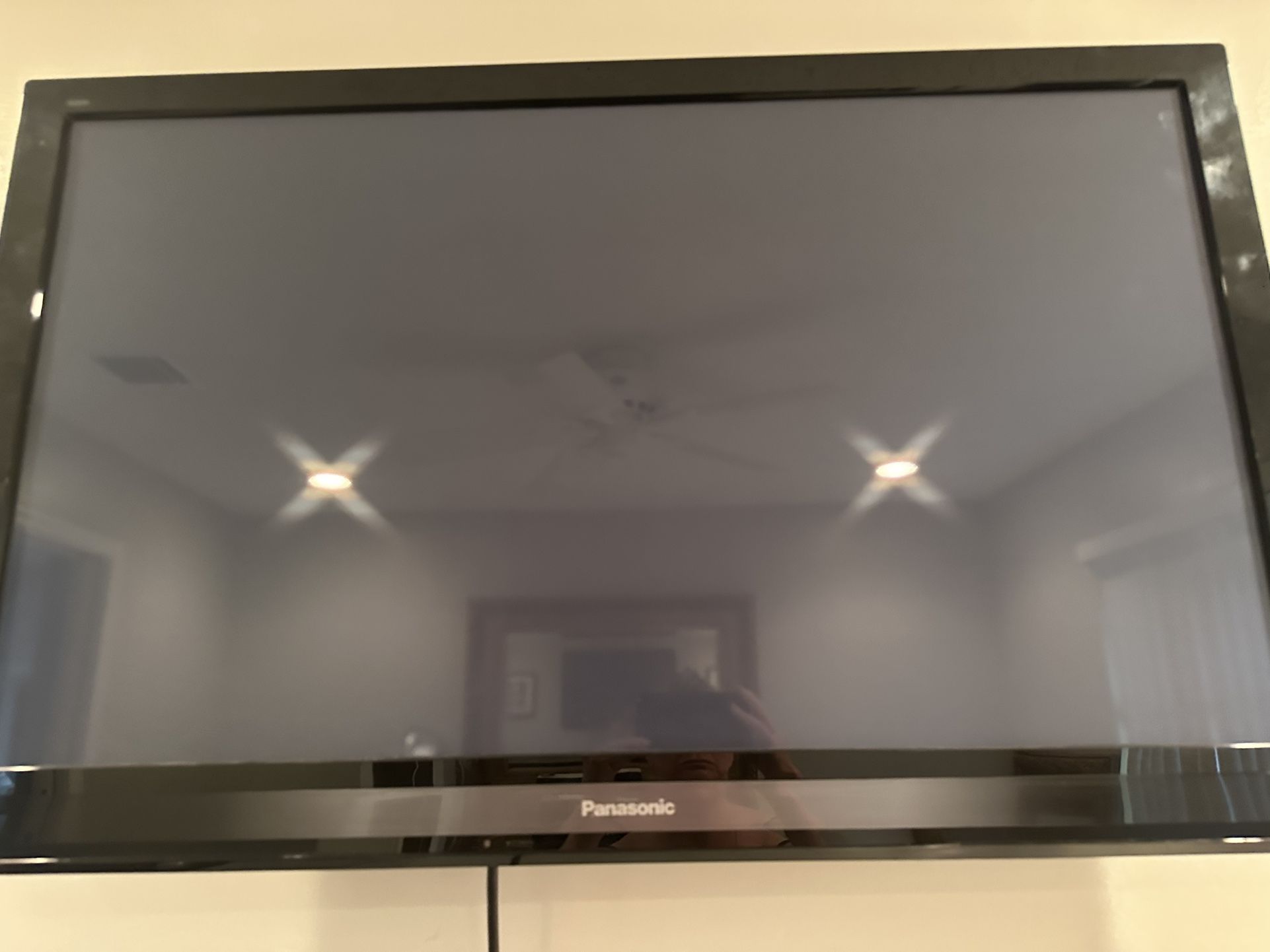 Panasonic 42” Plasma TV with Wall Mount