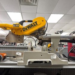 DeWalt 12" Double Bevel Sliding Compound Miter Saw (model DWS780). 