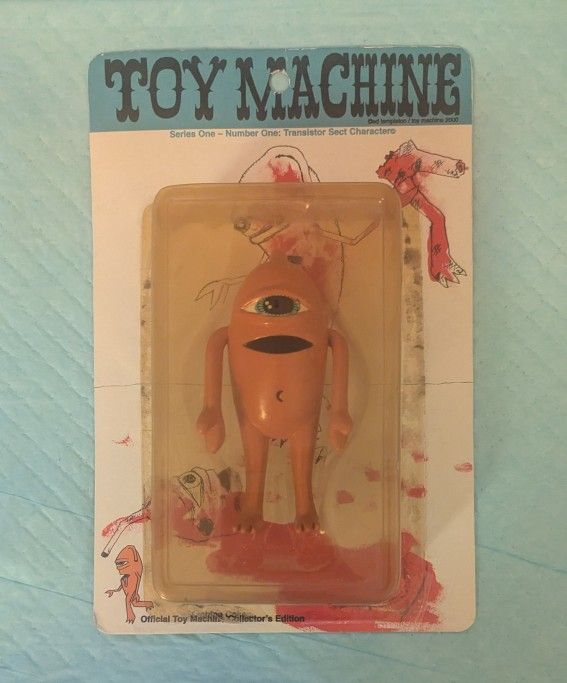 Vintage Toy Machine Action Figure New In Box (Ed Templeton Number One Transistor Sect)