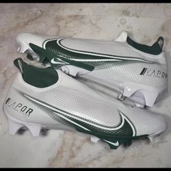 Nike Vapor Edge Pro 360 P football cleats sz 13.5 white green CV6345 103