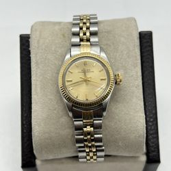 Rolex Ladies 26mm Genuine Two Tone Jubilee Ref. 6619 Wristwatch