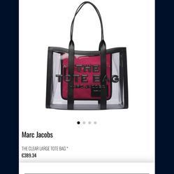 Brand New Marc Jacob The Tote Bag Large 