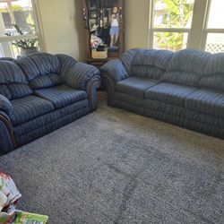 **FREE** Sofa & Love Seat Blue