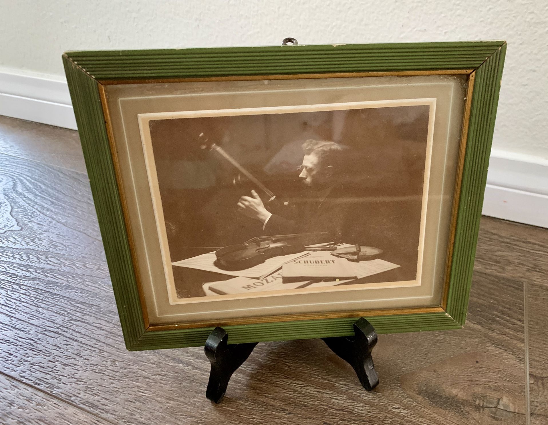 Vintage Old White And Black Photography Framed In Amsterdam 9/11 Inch