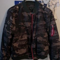 Camouflage Waist Jacket