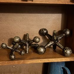 Vintage Iron Jacks Jax Door Stopper Sculpture Weights