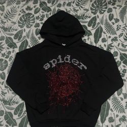 Spider Hoodie Black 