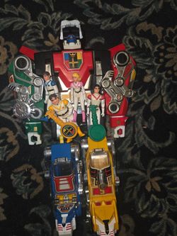 1984 voltron with figures and accessories