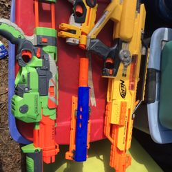 Nerf guns with ammo clips etc. see all pictures everything goes for $75 firm