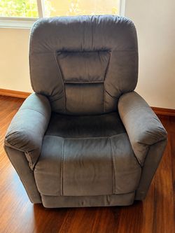 Brown Fabric Recliner Chair