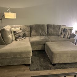 L Shape Sectional (Gray)