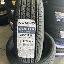 205/65/15 New Set Of Kumho Tires Installed 