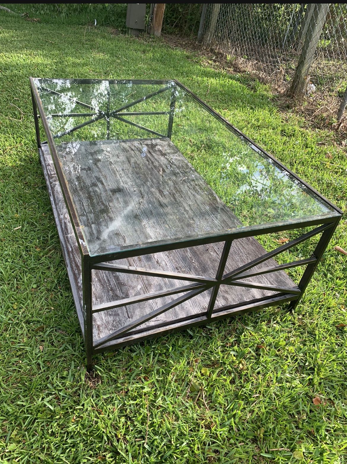 Glass Top Coffee Table