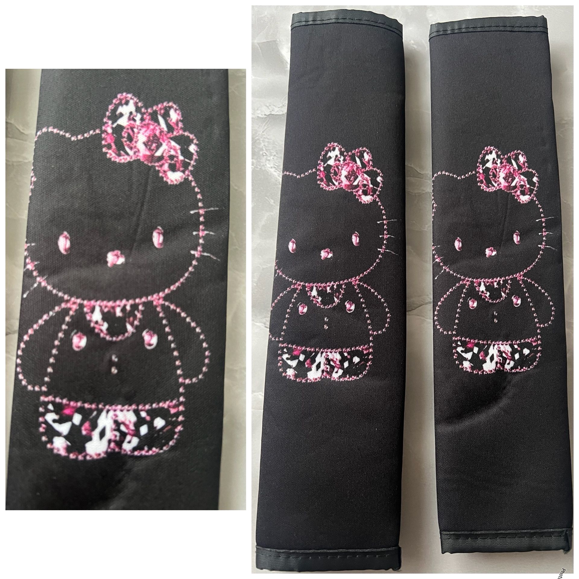 2 Pack Car Seat Belt Shoulder (Hello Kitty)