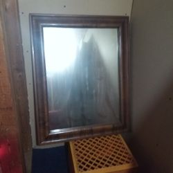 Solid authentic Wooden Mirror 