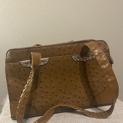 Like New~ Beuno Faux Ostrich Handbag