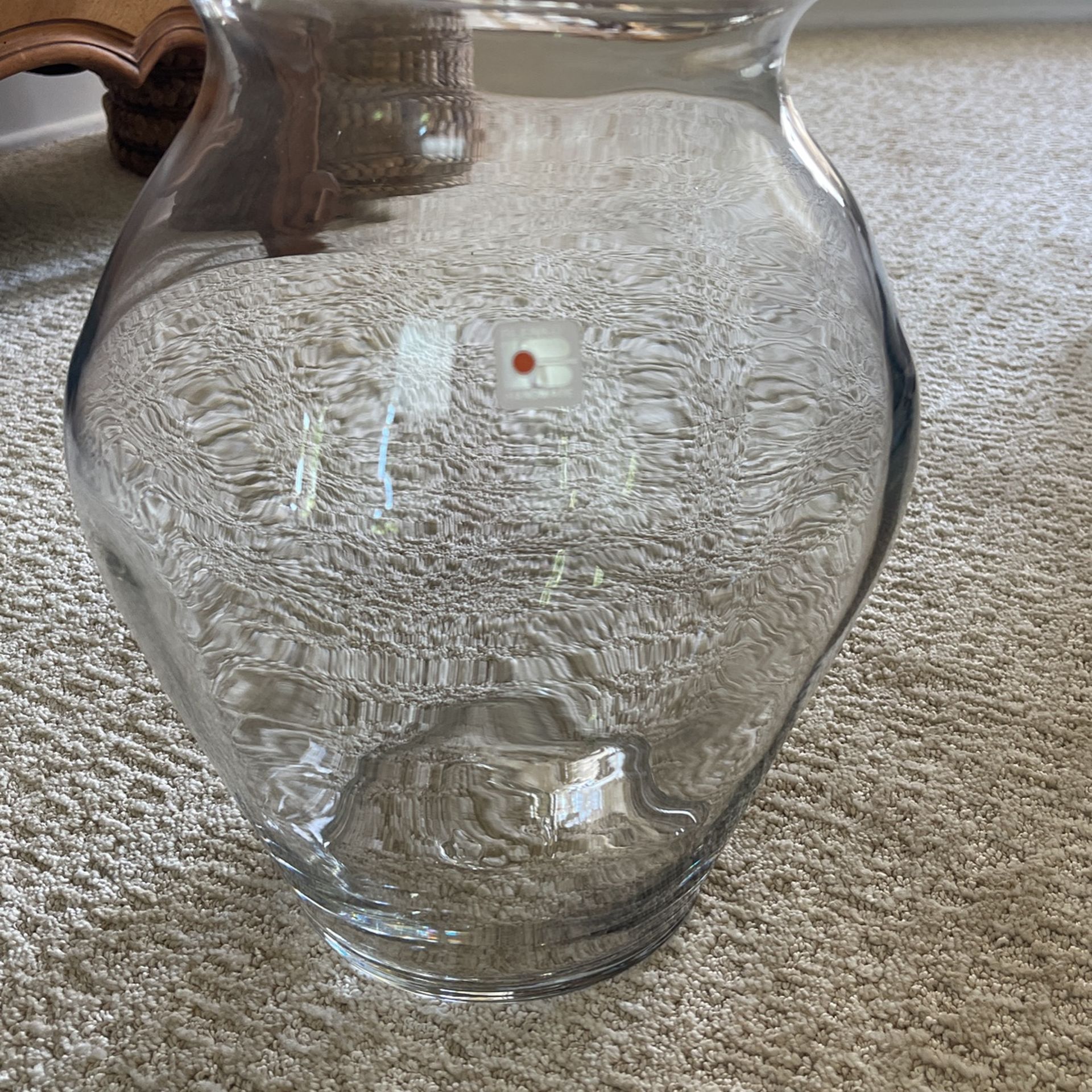 Large Handmade Blenko Glass Vase