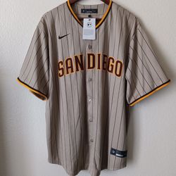 Size XL San Diego Padres Nike Men's Sand Alternate Jersey