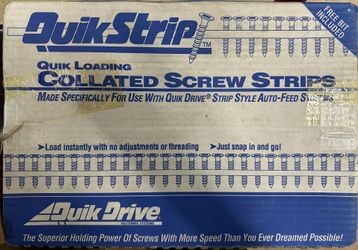 Quik Strip Collated Screw Strips