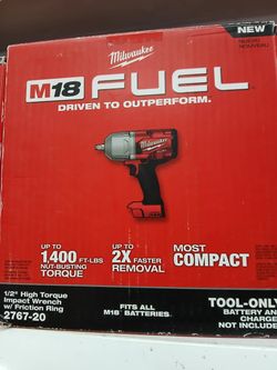 Milwaukee new 1/2” high torque impact wrench fuel