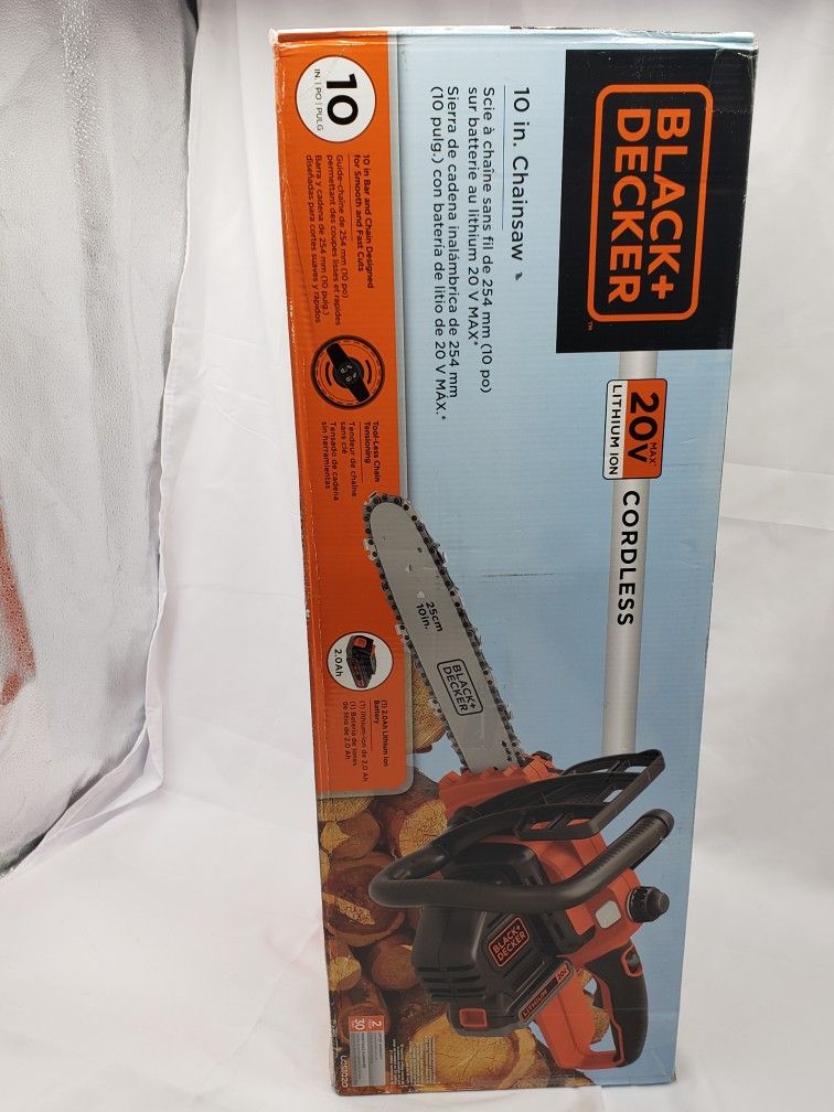 Black & Decker LCS1020B 20V Max Cordless 10 Lithium-Ion Chainsaw (Bare Tool)