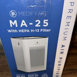 Medify MA-25 Air Purifier with True HEPA H13 Filter | 825 ft² Coverage in 1hr - Brand New in Box