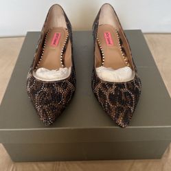 Betsy Johnson Studded Cheetah Print Flats 9.5