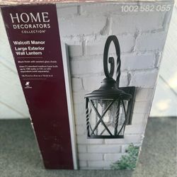 Large exterior wall lamp -new-open box