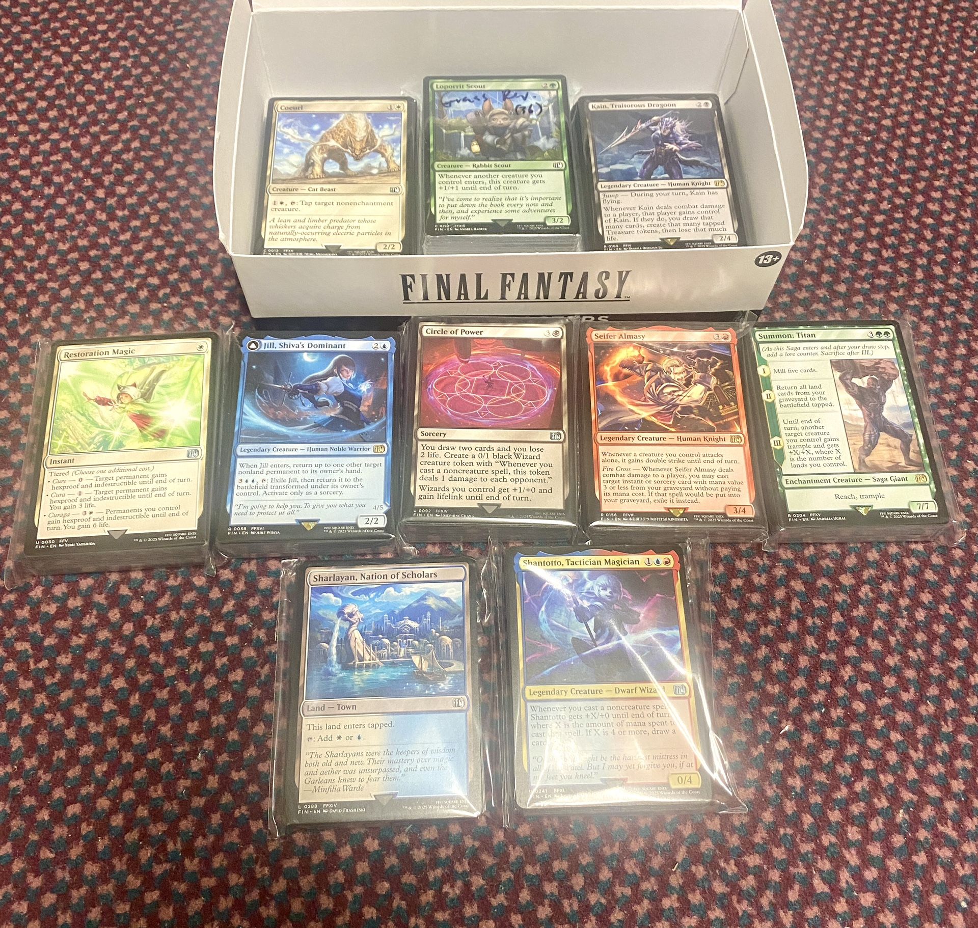Magic The Gathering - Final Fantasy- FIN- bulk Common, Uncommon, Rare, Land, Basic Land, Tokens