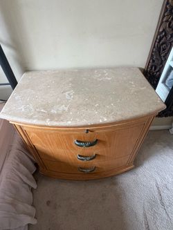 Night stand- marble top