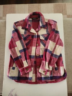 Plaid Flannel Shacket Button-Up Overshirt