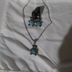 Bracelet And Earrings Set